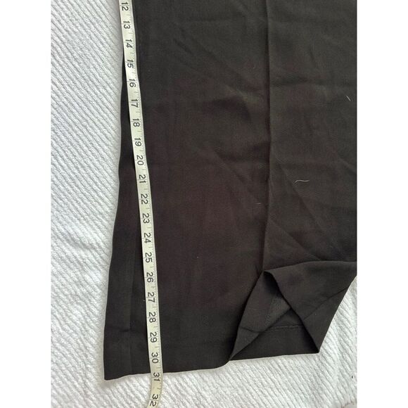 Eloquii black wide leg ankle length Pants with belted paper bag waist Sz 16 NWT - Picture 14 of 14